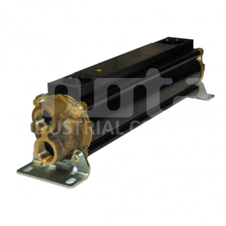 E083-411-2/CN-BR-D-AA Echangeur d'huile hydraulique, version marine avec drain et anodes