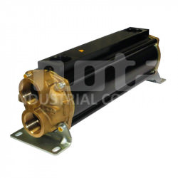 E110-330-2/CN-BR-D-AA  Echangeur d'huile hydraulique, version marine avec drain et anodes