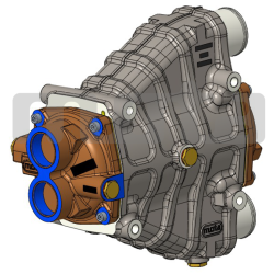 MOTA charge air cooler Ø135mm - Rp 1''1/2 connection