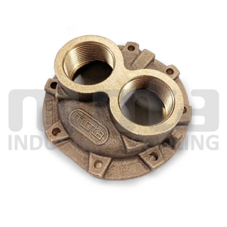 Inlet/Outlet water cover for MOTA intercooler, high water flow