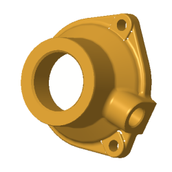 Calotte Ø083 Entrée / Sortie d'eau connexion gaz pour...